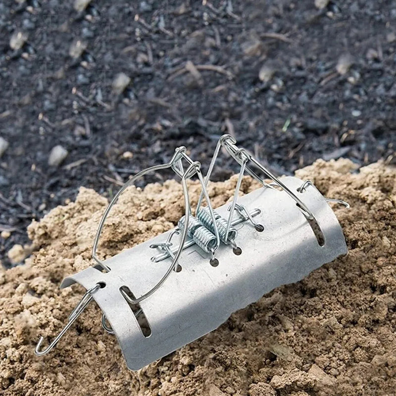 Pack of 5 Tunnel Mole Trap Quick Kill Control Repellent Mole Traps