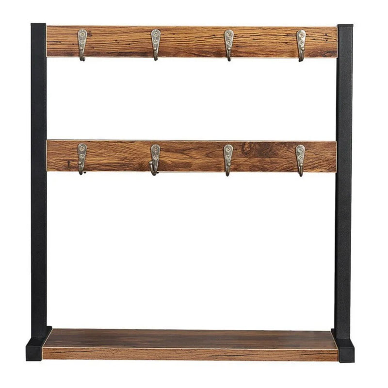 Tabletop Wood Cup Storage Rack Display Shelf Coffee Mug Holder Desk Space Saving
