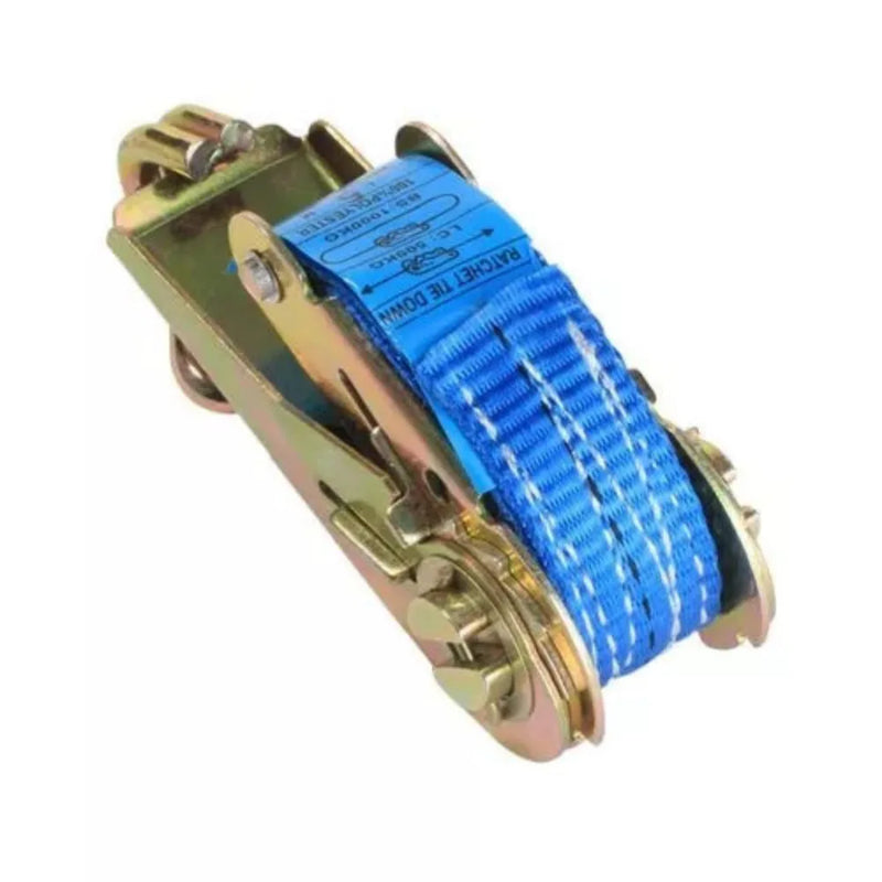 Ratchet Straps Tie Down 4 x 25mm endless 5 Metre Blue1500kg Lashing Straps UK