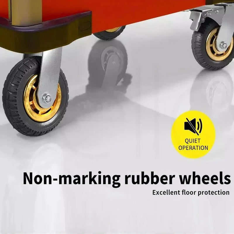 4X / 150mm Heavy Duty Swivel Caster Wheels Castor up to 300kg Load with 2 Brake