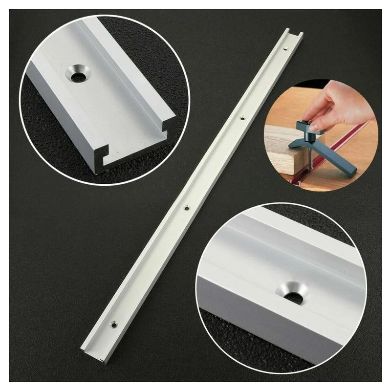 800/1000mm T-slot T-track Miter Track Jig Fixture Slot Woodworking Tool Aluminum-1000mm