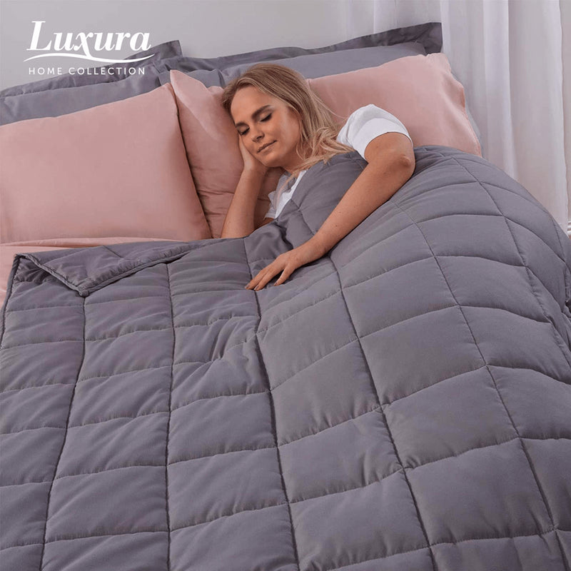 Weighted Blanket 125 cm x 180 cm 6Kg Grey