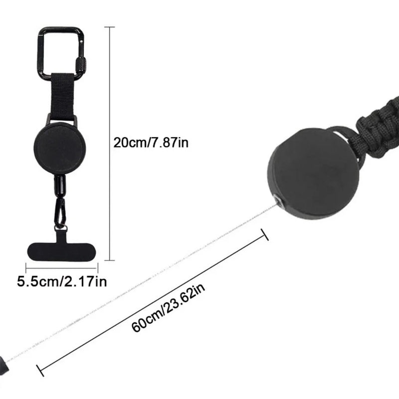 Retractable Anti-Theft Phone Holder Cellphone Strap Lanyard Phone Safety Tether
