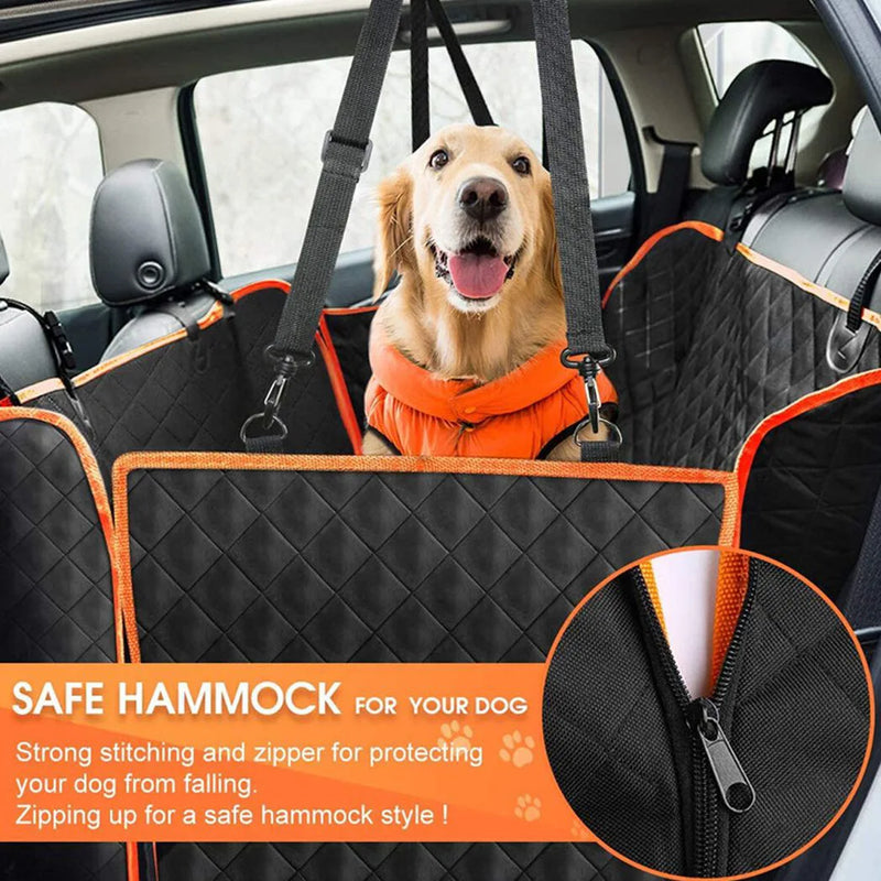 NEW Dog Pet Car Seat Cover Dog Safety Protector Mat Back Seat Hammock Waterproof UK