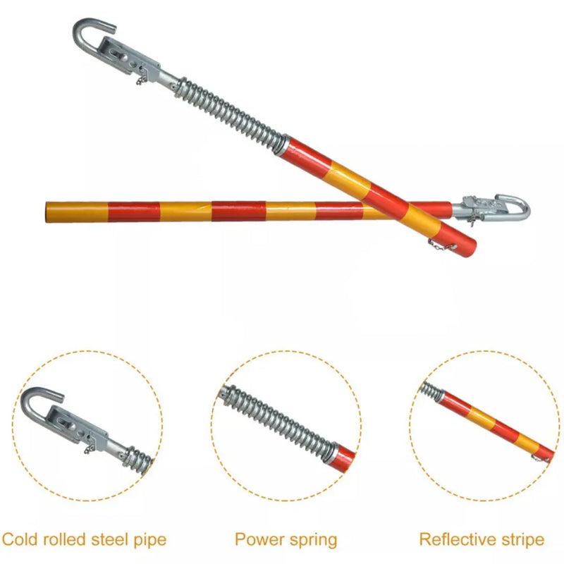 5000kg 5 Ton Steel Towing Bar Pole Recovery Tow Pole Auto Car Van Truck Towpole