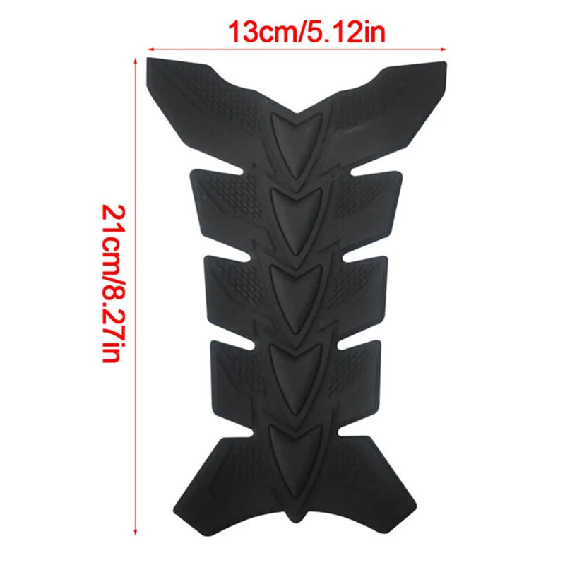 Universal Motorbike Motorcycle Rubber Tank Scratch Protector 3D Sticker Pad New