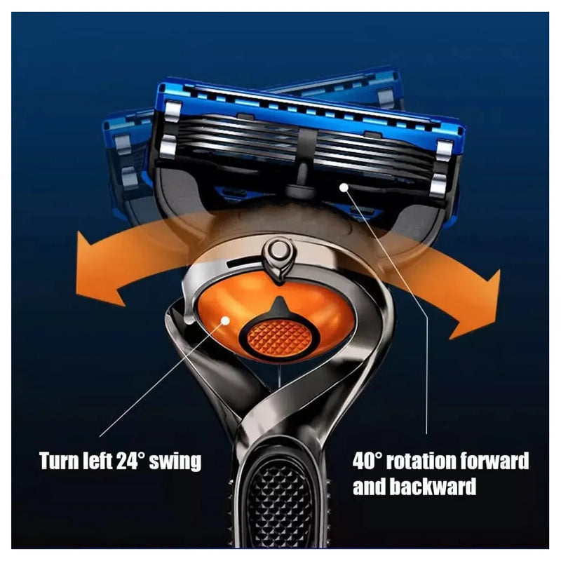 Men's Razor Set: Includes 1 razor handle and 24 replacement cartridges!
