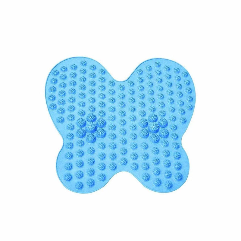 Washable Foot Pain Relief Massage Refle x ology Mat Butterfly Shape Assorted Colours