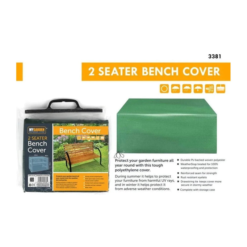Garden Bench Cover 2 Seater 97 cm x 68 cm x 132 cm