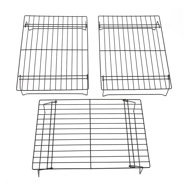 Carbon Steel Cooling Rack Nonstick Cooking Grill Tray For Biscuit / Cake / Bread