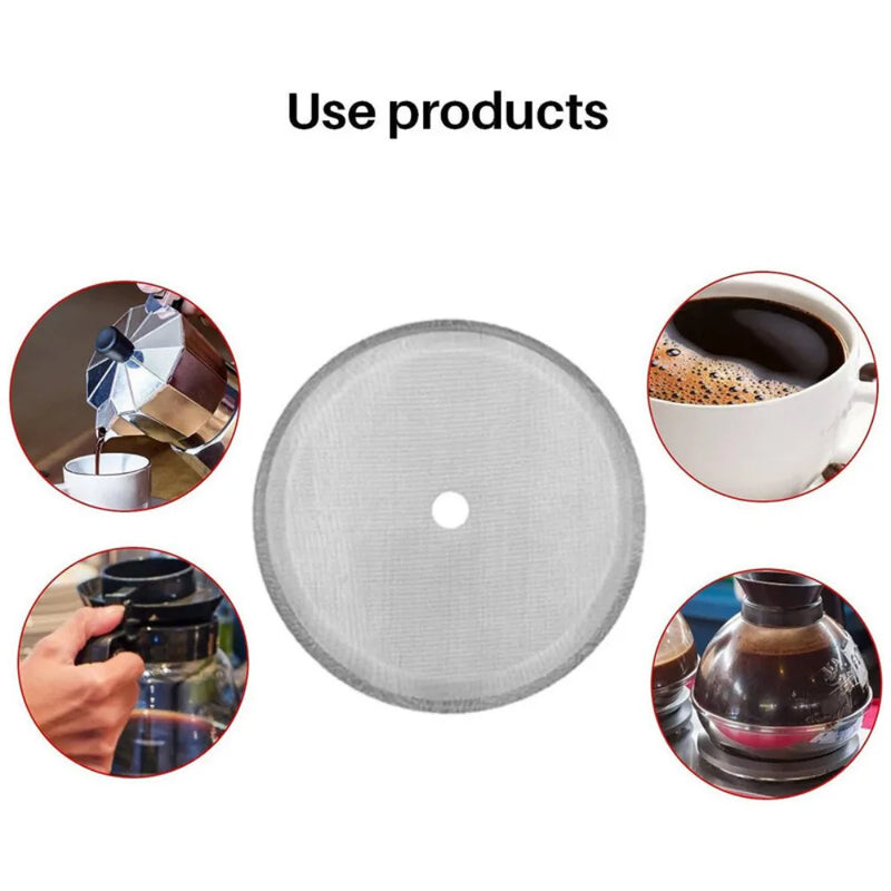 6X4" Replacement Steel Filter Mesh For French Press Cafetiere Coffee Tea Maker