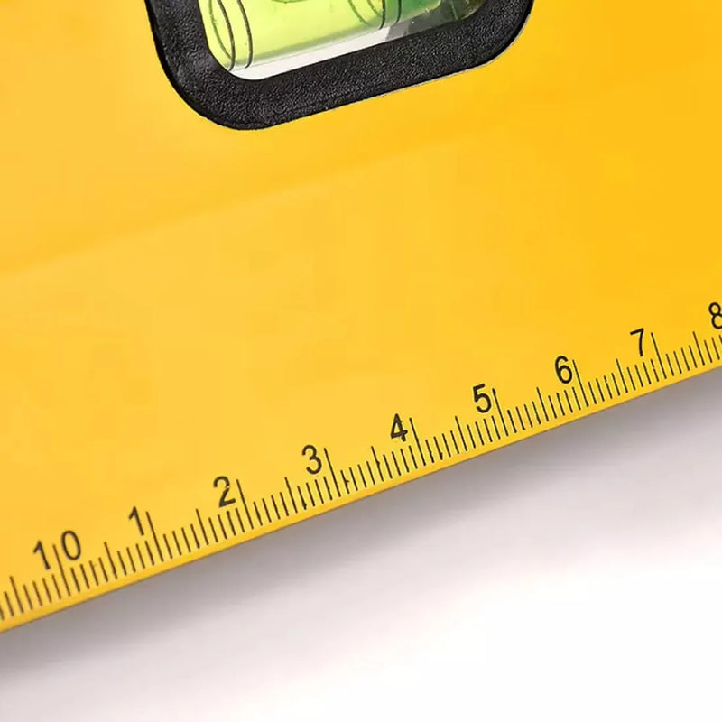 MAGNETIC 3 PIECE BUILDERS BUILDING SPIRIT LEVEL SET - 300, 600, 1000mm Yellow/Silver-Yellow + Pencil