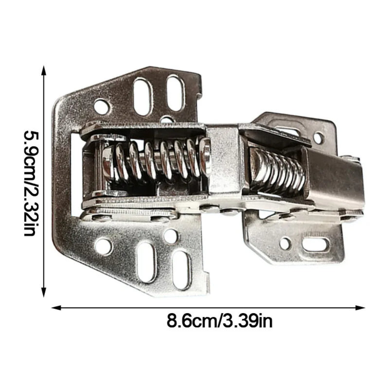 2x OVERHEAD SWING UP LOCKER CUPBOARD DOOR STAY HINGES CARAVAN MOTORHOME