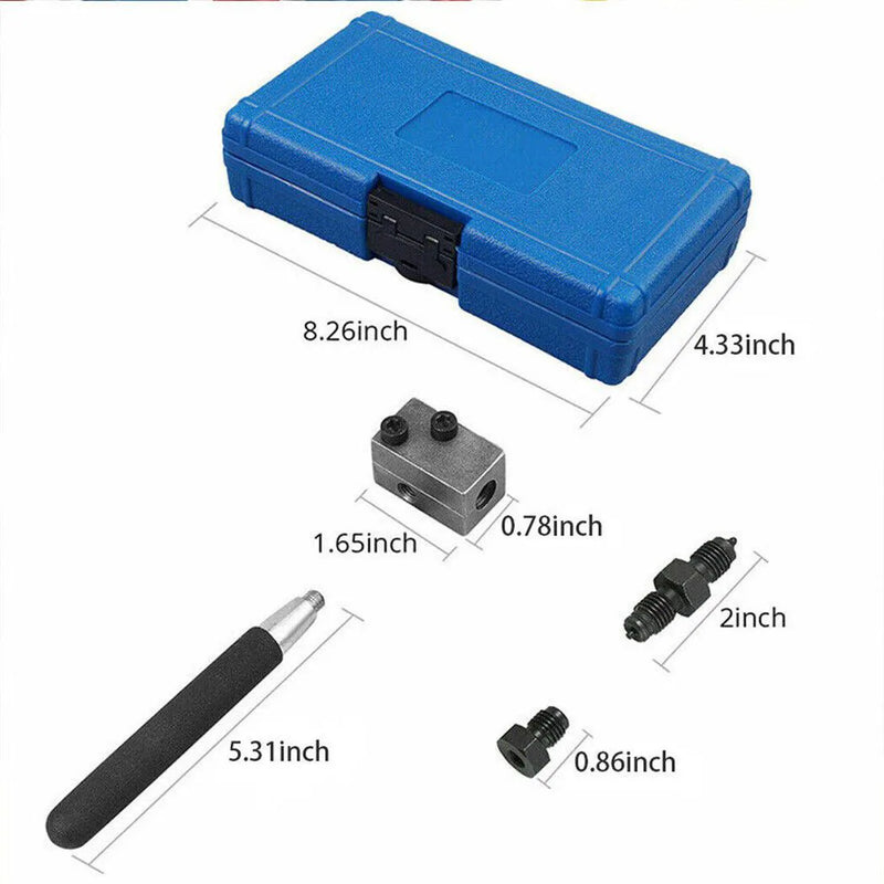 Professional Brake Pipe Flaring Tool 3/16" SAE Hand Held On Car Double Flare Kit