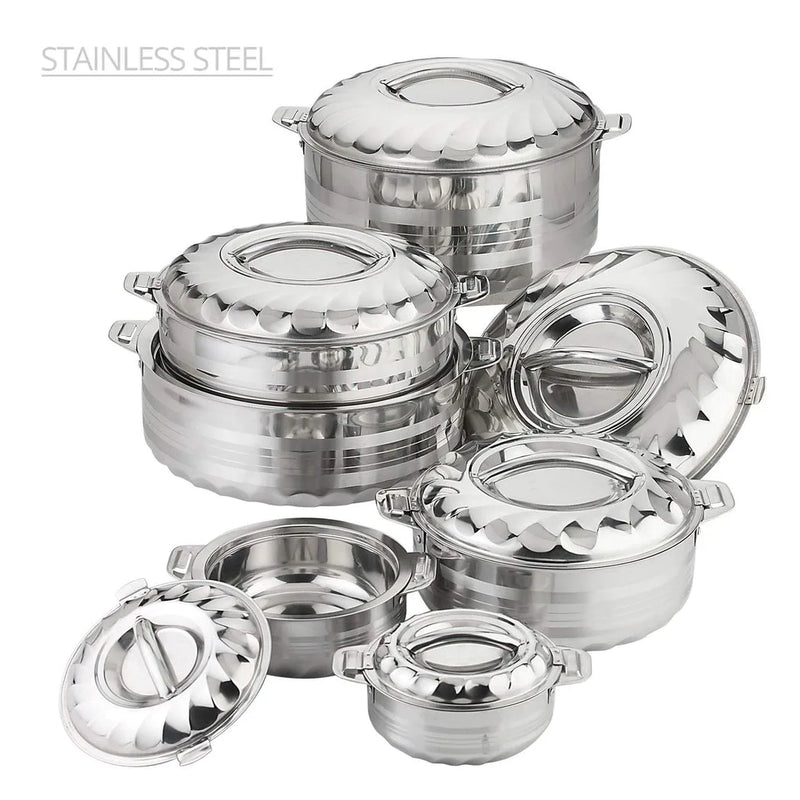Sq Professional Jumbo Range Contour Stainless Steel Hot Pot Set Of 6