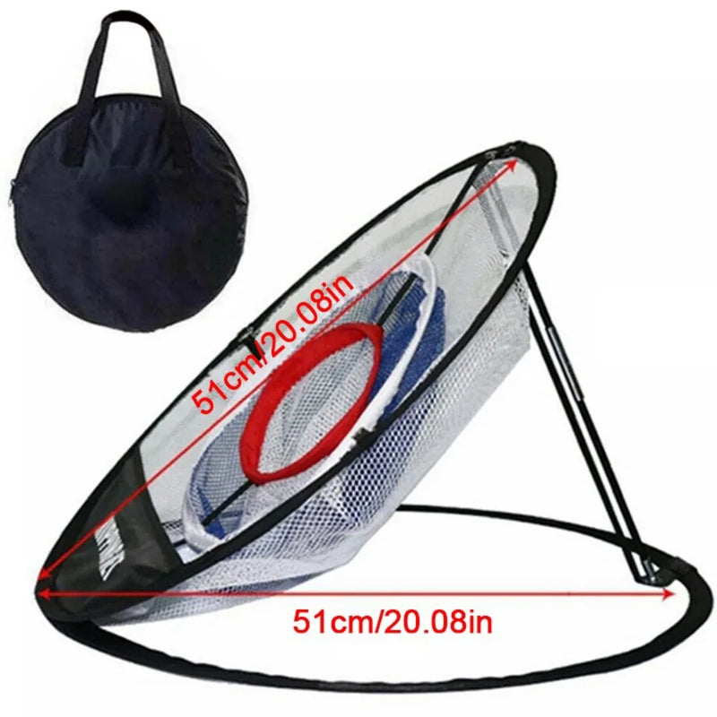 Golf Chipping Net Cage Pitching Hitting PopUP Basket Practice Training Foldable