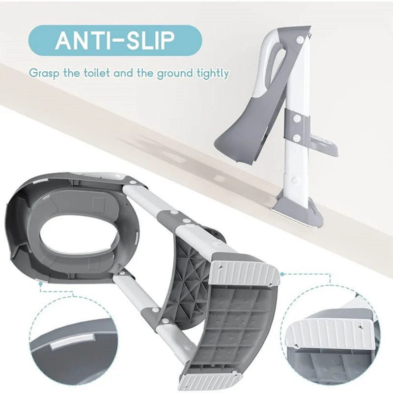 Potty Training Toddler Toilet Seat Adjustable 2 in 1 Potty Toilet with Ladder