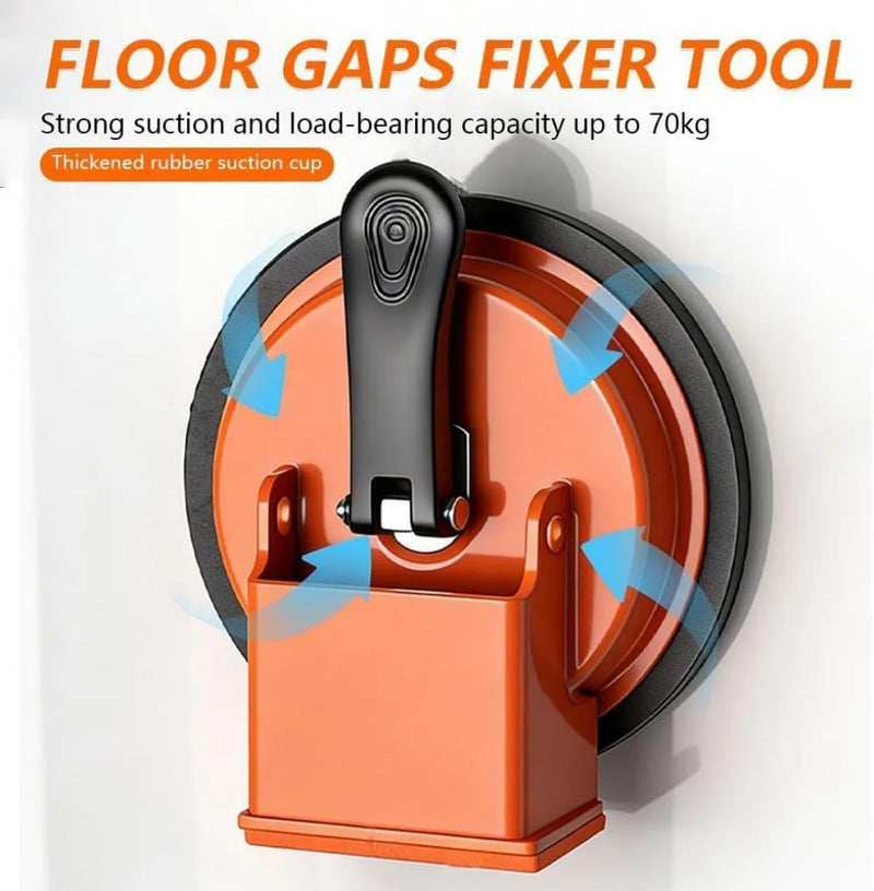 Upgraded Floor Gap Fixer Tool, Heavy Duty Suction Cup Plank Grabber with 3 Pads
