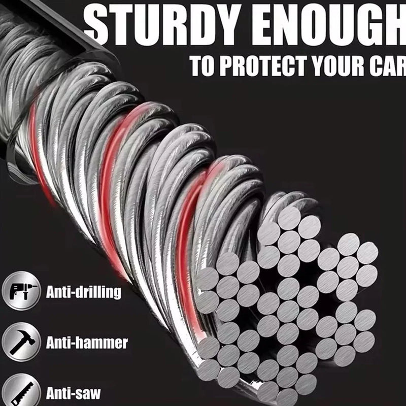 Steering Wheel Lock Anti-Theft Car Security Device Heavy Duty Seat Belt Lock