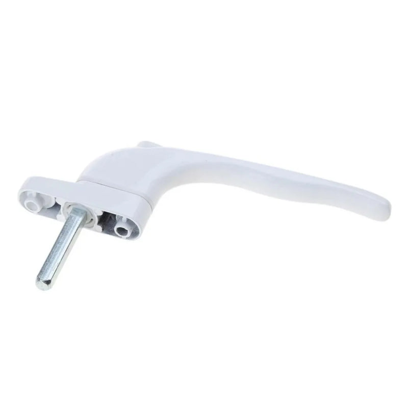 2x uPVC Universal Window Handle Inline Locking Espag Double Glazing White UK