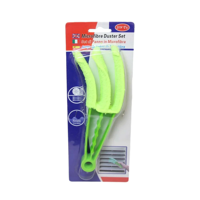 Washable Microfibre 3 In 1 Window Blinds Duster Assorted Colours