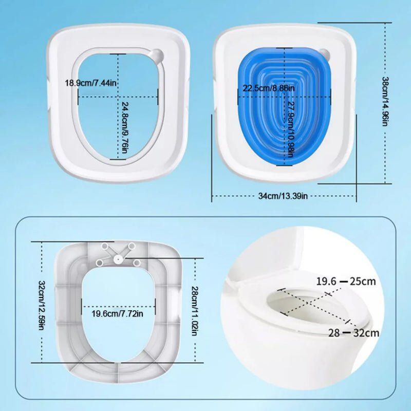 UK Reusable Cat Toilet-Training Kit – Litter Mat & Trainer for Easy Pet Training