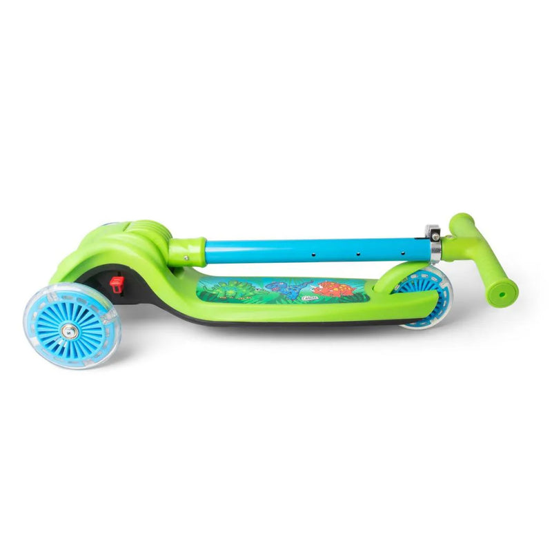Dinosaur Trail Twister Scooter With Light Up Wheels - Green outdoor Game