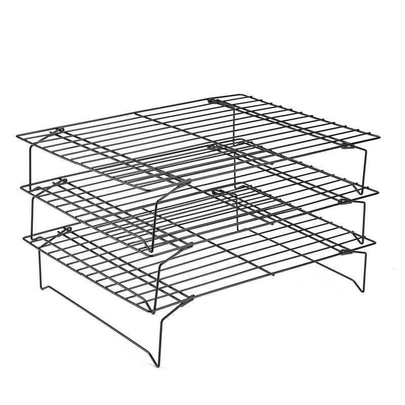 Carbon Steel Cooling Rack Nonstick Cooking Grill Tray For Biscuit / Cake / Bread