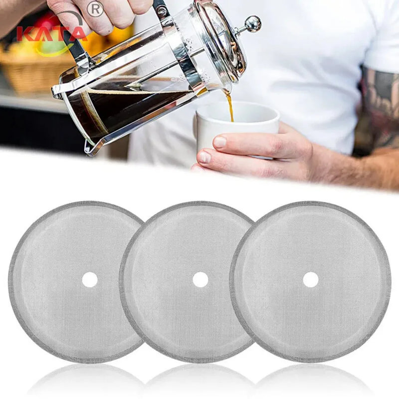 6X4" Replacement Steel Filter Mesh For French Press Cafetiere Coffee Tea Maker