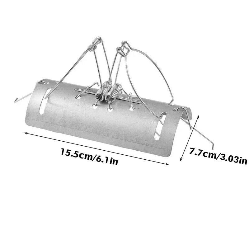 Pack of 5 Tunnel Mole Trap Quick Kill Control Repellent Mole Traps