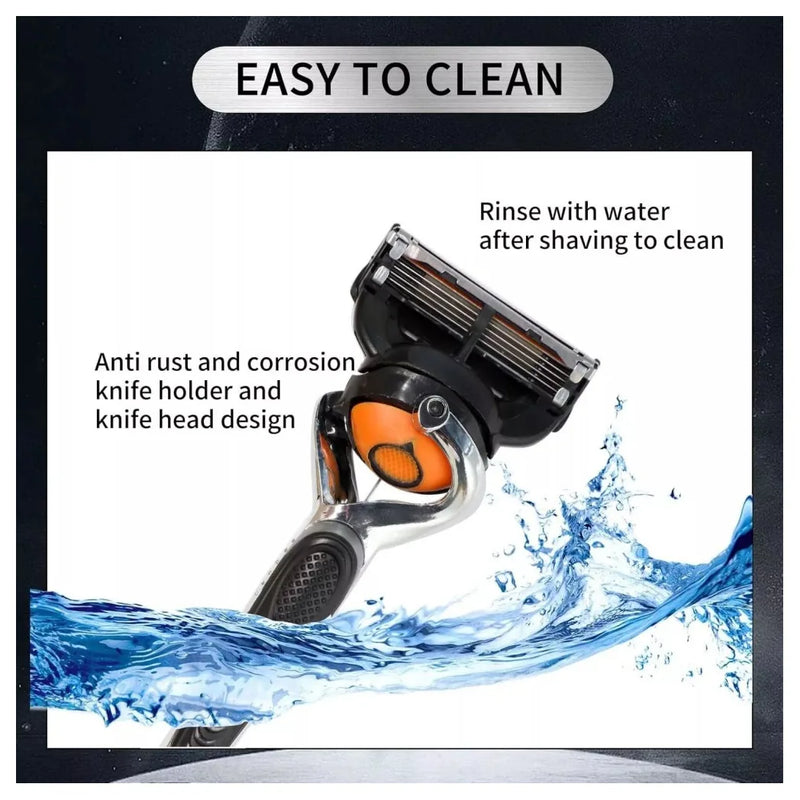 Men's Razor Set: Includes 1 razor handle and 24 replacement cartridges!