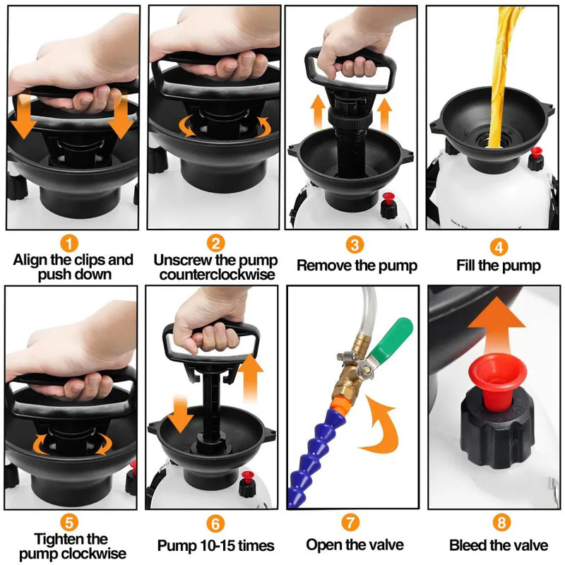 3L Manual Transmission Fluid Pump Gearbox Oil Filling Filler Tool ATF Adapter