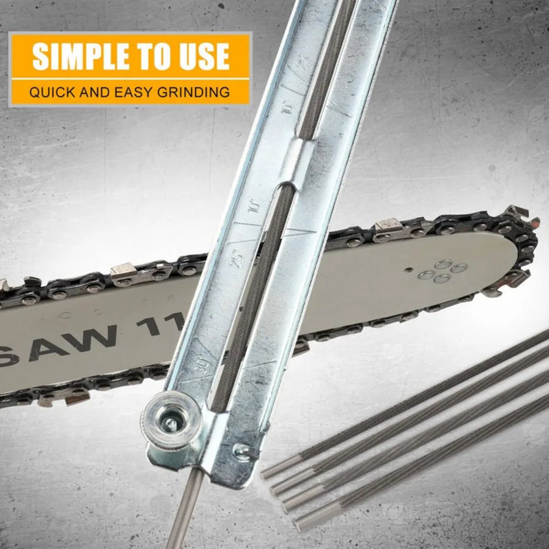 11PCS Chainsaw Sharpening File For Stihl Filing Chain Sharpen Saw Files Tool Kit