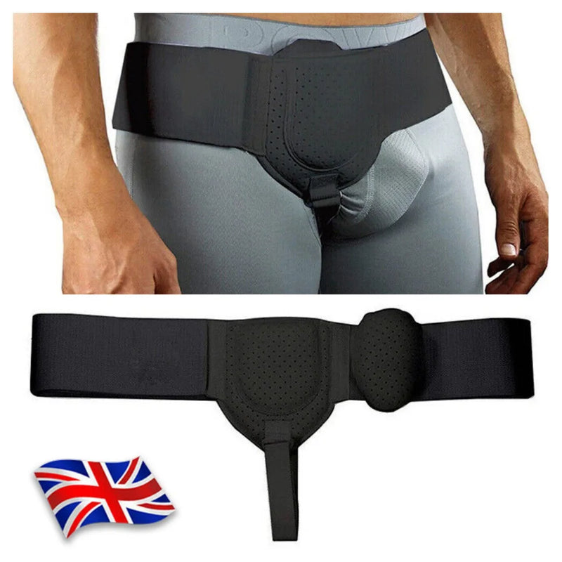 Inguinal Groin Hernia Belt Abdominal Groin Removable Support Truss Brace Men