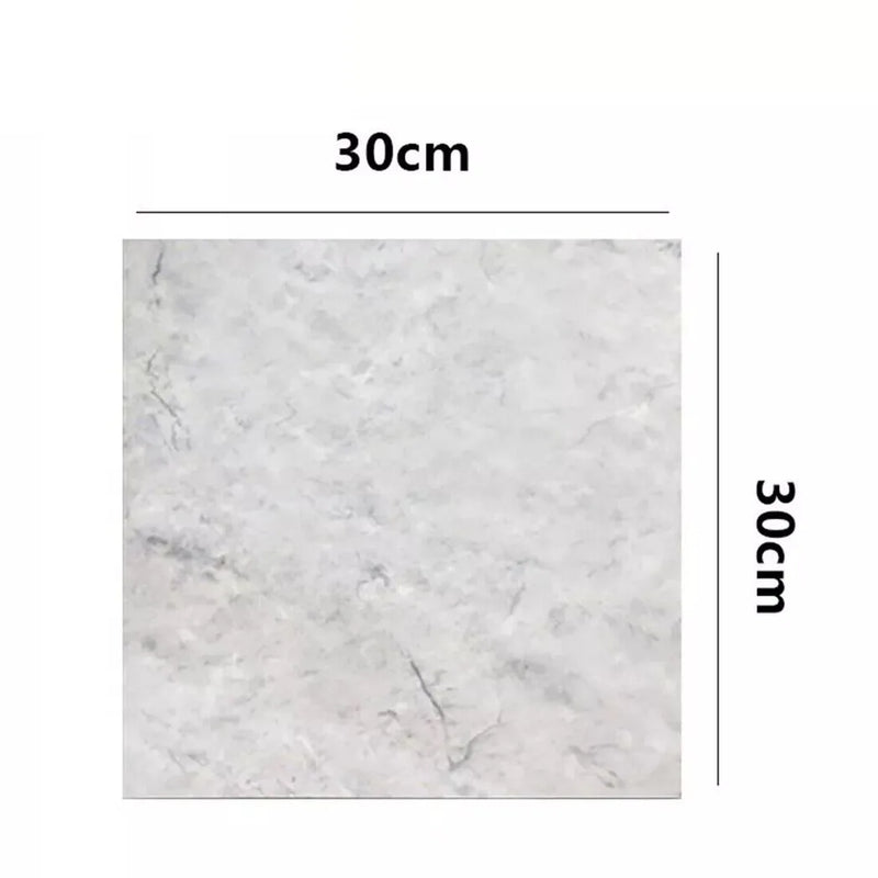 NEW  30Pcs PVC Marble Tiles Wall Sticker Self-Adhesive Stick On Kitchen Bathroom UK