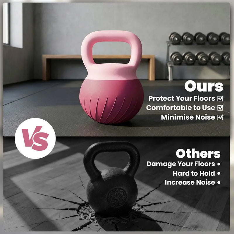 SPORTNOW Soft Kettlebell, 6kg Kettle Bell with Anti-Slip Grip for Home Gym Weight Lifting and Strength Training