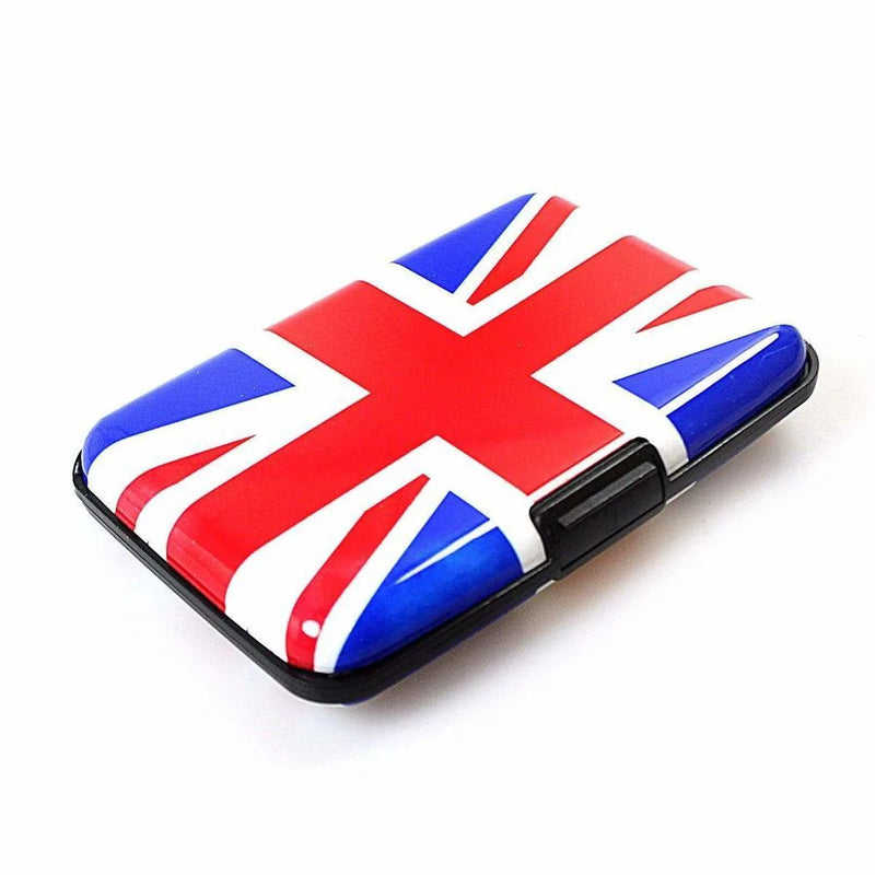 Aluminium Plastic Card Holder Wallet With Printed Design Assorted Designs