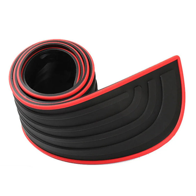 Car Rear Boot Bumper Sill Body Guard Protector Rubber Plate Trim Strip Cover UK.