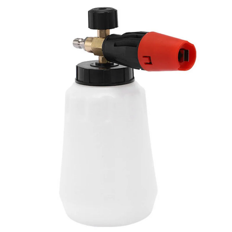 1/4" Quick Release Snow-Foam Lance Pressure Washer Gun Soap Cannon Bottle 1L