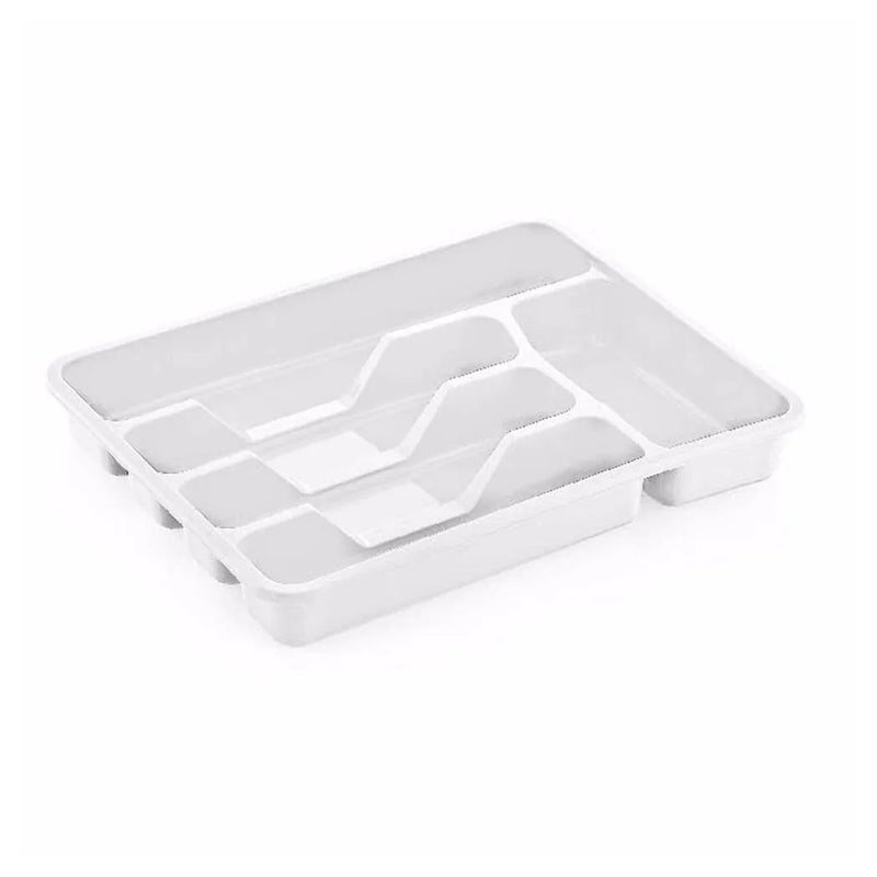 Plastic Cutlery Drawer Tray Holder Assorted Colours