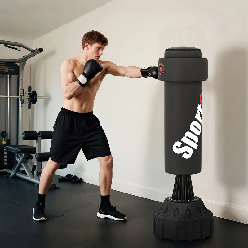 SPORTNOW 6ft Heavy Boxing Bag with Stand and Suction Cup Base