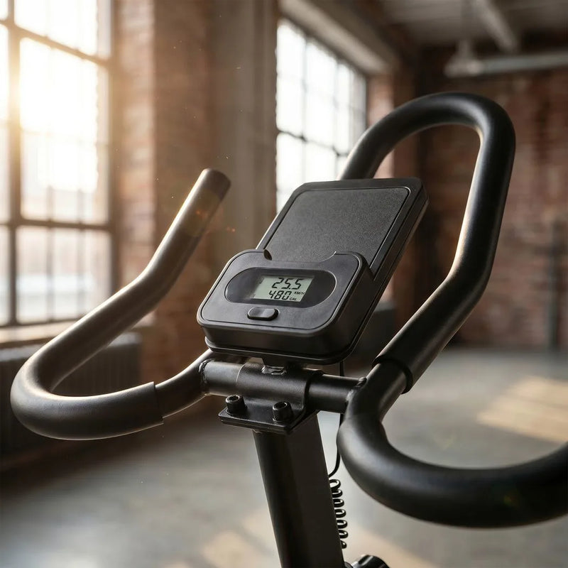 SPORTNOW Exercise Bike, Indoor Stationary Bike with Smart APP, 0-100% Magnetic Resistance, Adjustable Seat & Handlebars