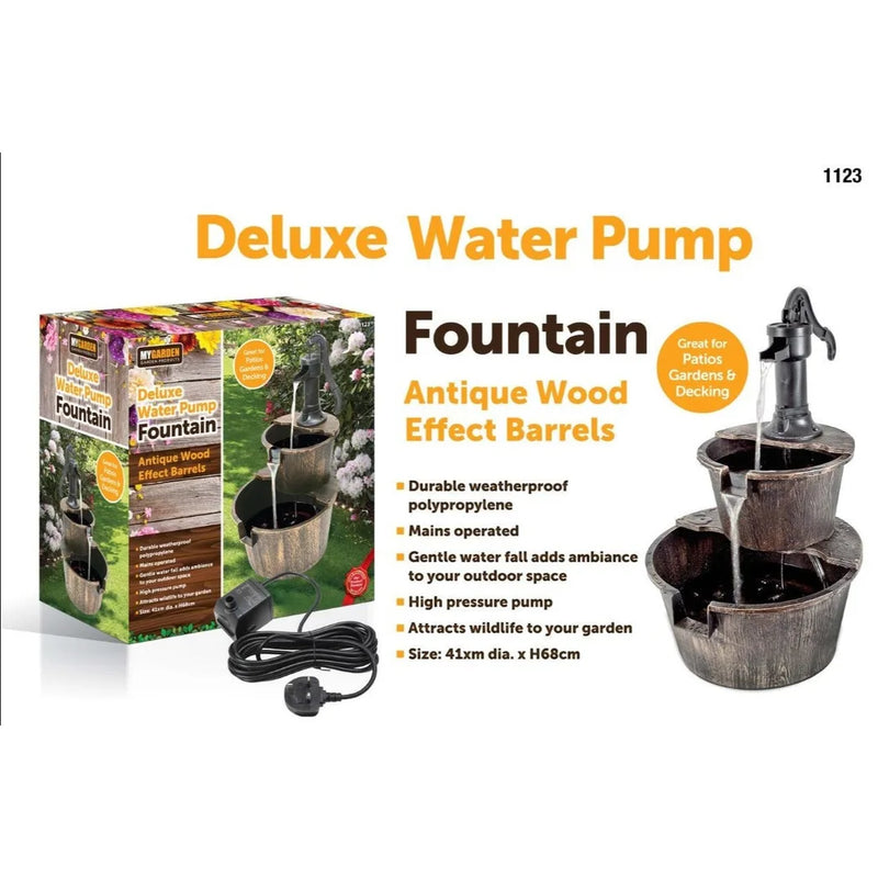 Delu x e Water Feature Fountain Garden Decoration