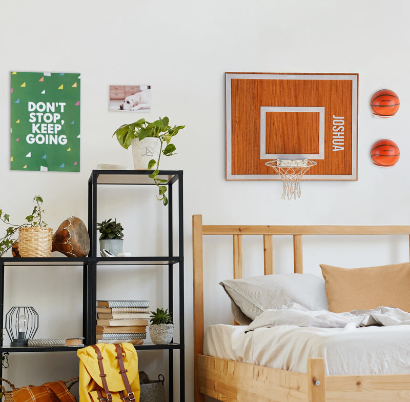 Personalization Wooden Single Hoop  African Walnut