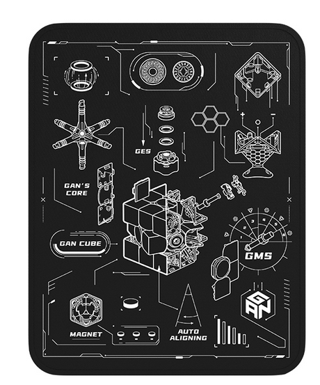Gan Cube Mat (Gan 12 Drawing)