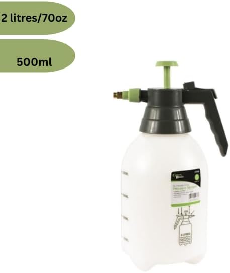 2L Pressure Sprayer with Adjustable Brass Nozzle