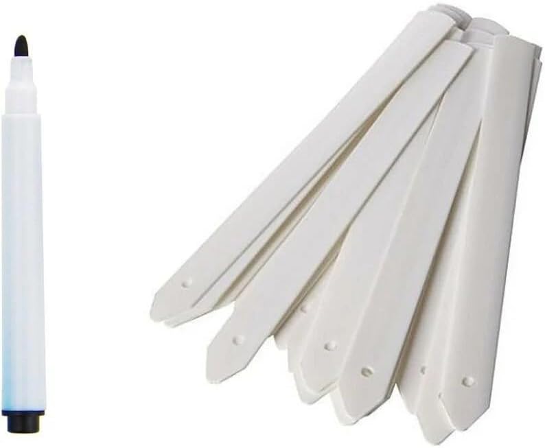 40 Pack Reusable Plant Labels with Waterproof Marker Pen