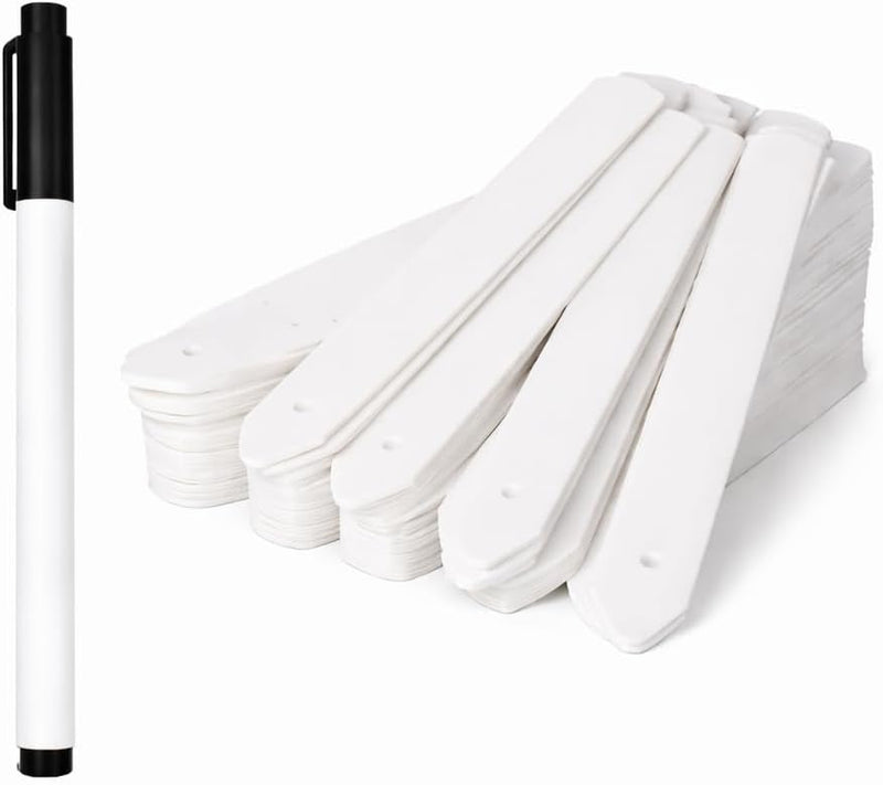 40 Pack Reusable Plant Labels with Waterproof Marker Pen