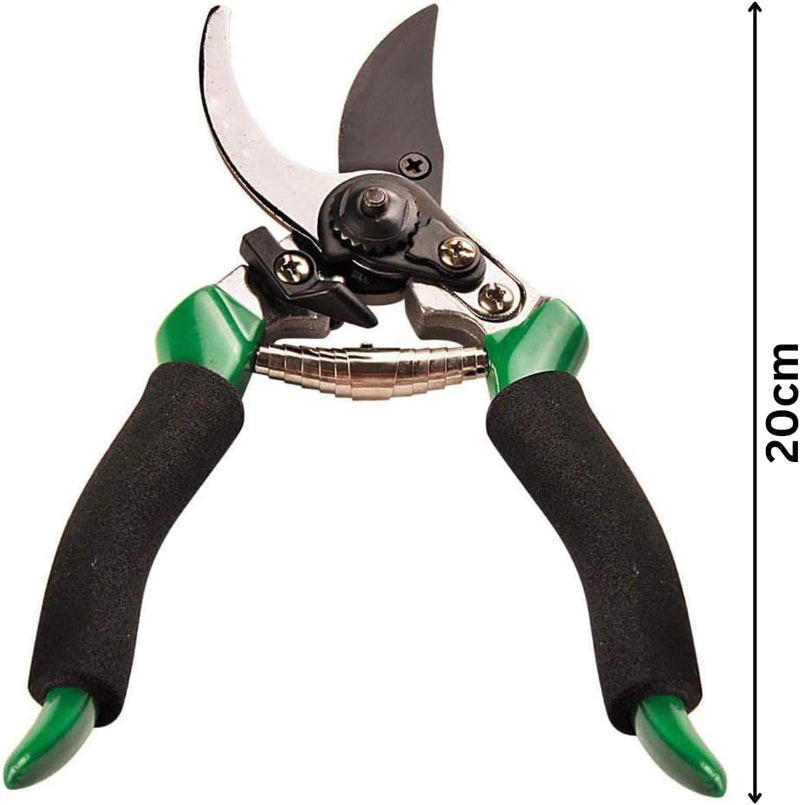 Pruning Shears 8 Inch Carbon Steel Garden Secateurs