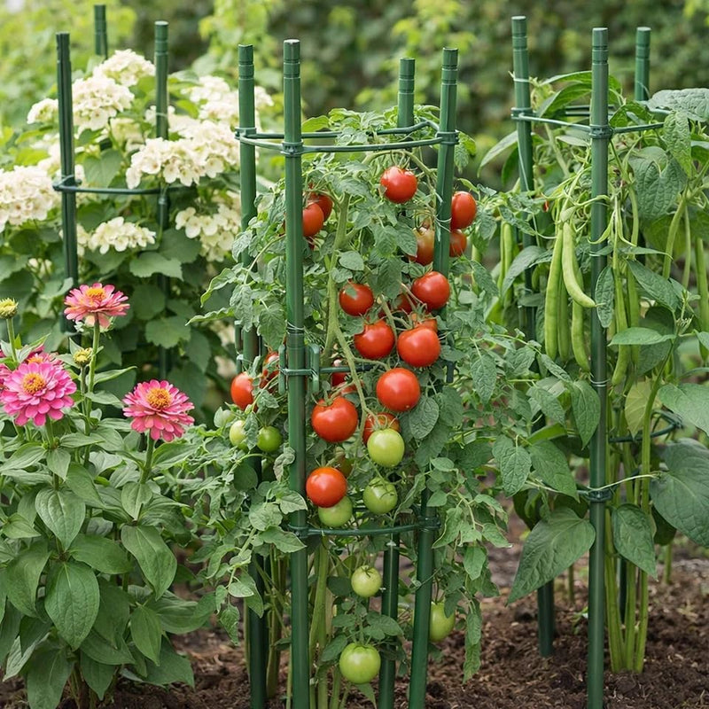 Extendable Plant Support Stakes 90cm 10 Pack Garden Canes